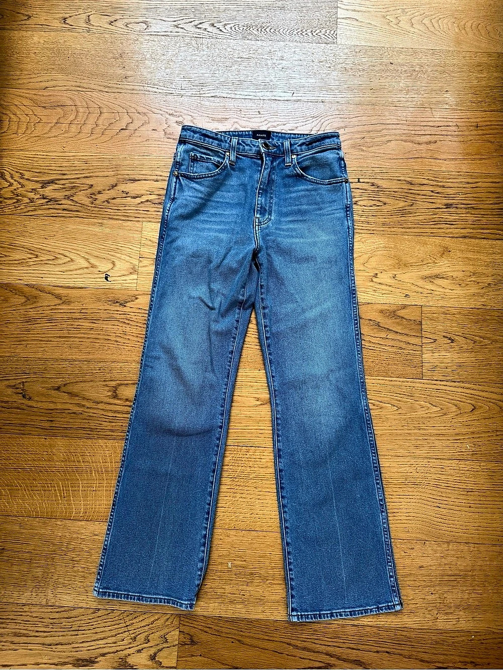KHAITE Vivian Jeans in Blue Waist 28 Like New